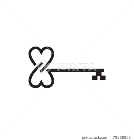 Key icon logo design template Key icon logo design template 79668961