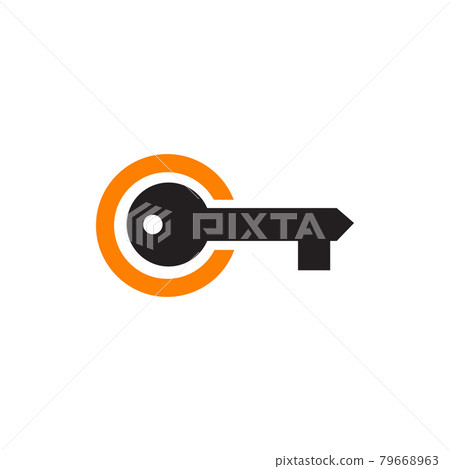Key icon logo design template Key icon logo design template 79668963