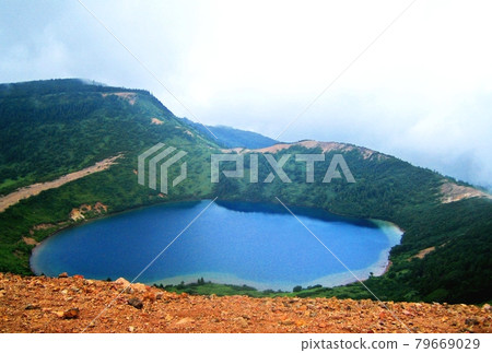 Issaikyo Jododaira Azuma no Hitomi Azuma Mountain Range Bandai Asahi National Park Ultramarine Blue 79669029