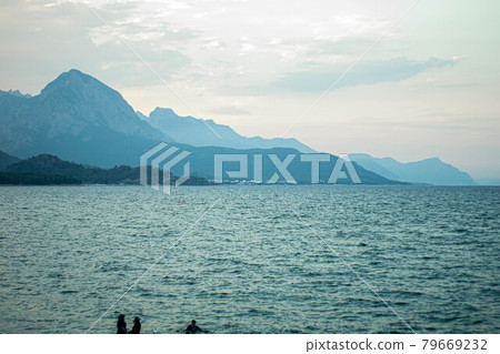 Mediterranean sea and mountains. Kemer, 5 Jul 2021 79669232