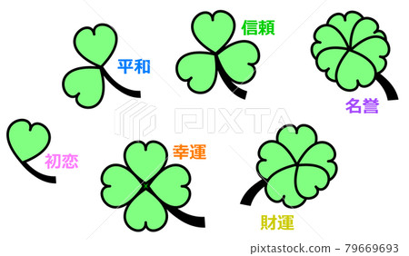 不同葉子數量的三葉草花語圖解 79669693