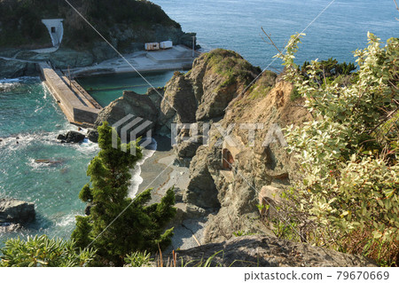 Landscape of Sada Cape Peninsula, Ikata-cho, Ehime Prefecture 79670669