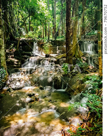 Pha Tad Waterfall in Kanchanaburi, Thailand 79670752