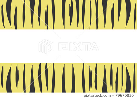 新年賀卡老虎圖案複製空間簡單模板 79670830