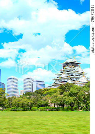 Scenery of Osaka City, Osaka Castle and its surroundings 79672015