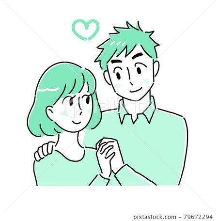 Couple holding hands Couple holding hands 79672294