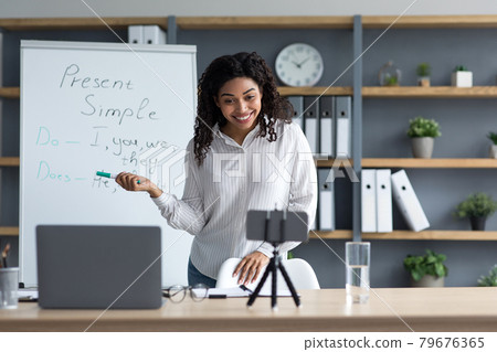 Modern online tutor, new normal, social distance and education, covid-19 79676365