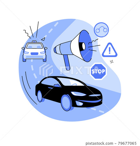 Traffic crime abstract concept vector illustration. Traffic crime abstract concept vector illustration. 79677065