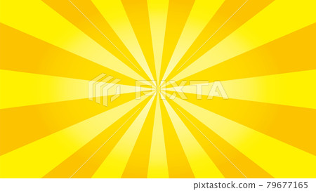Vector illustration of a yellow and orange flash using a gradient (horizontal wide) Vector illustration of a yellow and orange flash using a gradient (horizontal wide) 79677165