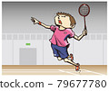 Badminton Singles Men's 79677780