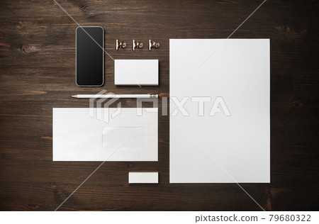 Blank stationery set 79680322