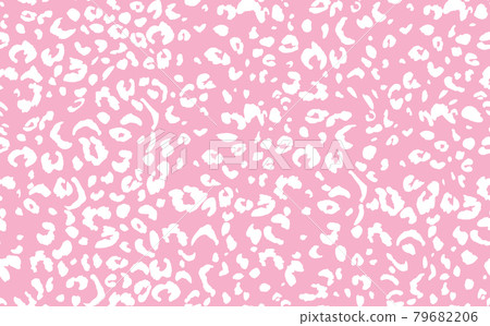 Abstract modern leopard seamless pattern. Animals trendy background. Pink and white decorative vector stock illustration for print, card, postcard, fabric, textile. Modern ornament of stylized skin Abstract modern leopard seamless pattern. Animals trendy background. Pink and white decorative vector stock illustration for print, card, postcard, fabric, textile. Modern ornament of stylized skin 79682206