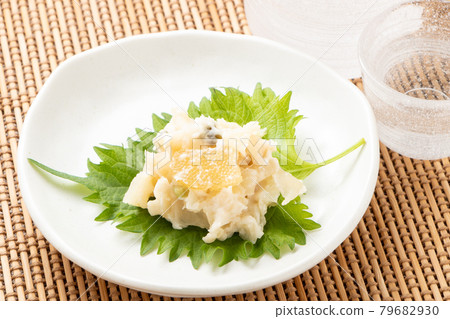 Pickled wasabi pickles (Sankai pickles). Pickled wasabi pickles (Sankai pickles). 79682930