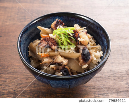 octopus rice  79684611