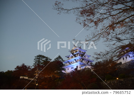 Lighting up Gujo Hachiman Castle 79685752