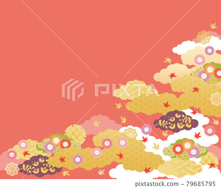 秋天背景(秋天的樹葉和菊花)水平 5 個向量 秋天背景(秋天的樹葉和菊花)水平 5 個向量 79685795