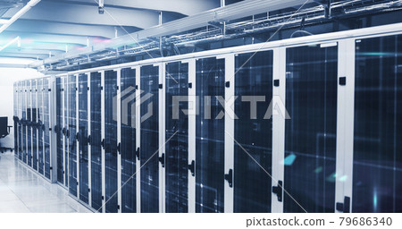 View of a server room 79686340