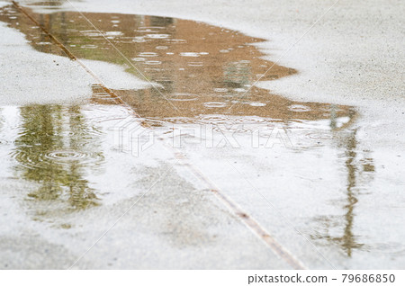 puddle of water puddle of water 79686850