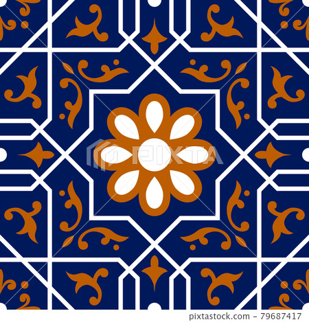 Talavera pattern. Moroccan tile mosaic.  79687417