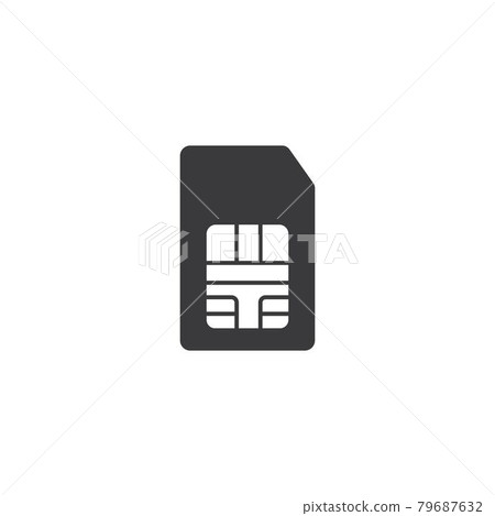 simcard icon vector illustration simcard icon vector illustration 79687632