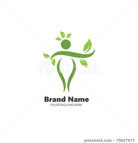 Healthy Life people leaf Logo vector icon concept Healthy Life people leaf Logo vector icon concept 79687673