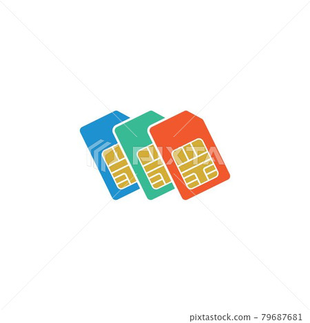 simcard icon vector illustration simcard icon vector illustration 79687681