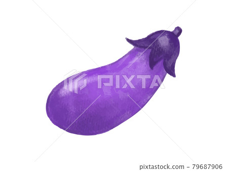 色鉛筆手繪秋季食物秋茄子插畫 色鉛筆手繪秋季食物秋茄子插畫 79687906