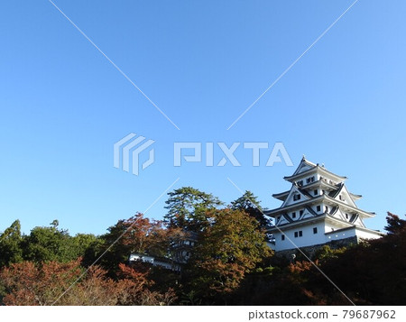 Gujo Hachiman Castle and the sky 79687962