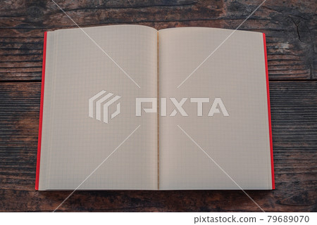 One notebook [outdoors in natural light] 79689070