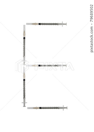 Syringe Alphabet 79689502
