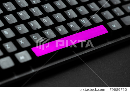 Typing Business Agreement Letter, Typewriting New Binding Contract, Advance Writing Technology, Internet Chatting Browsing Activities, Connecting People Globally 79689730