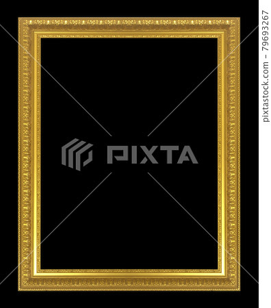 Gold picture frame Gold picture frame 79693267