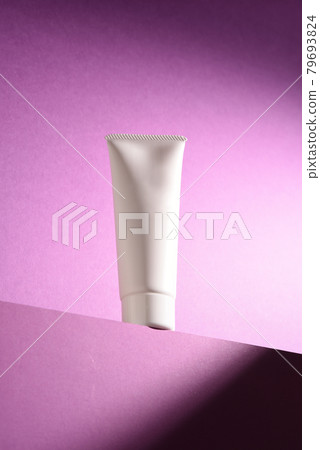 A vivid view of skincare bottles 79693824