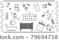 嬰兒用品插圖集 79694738