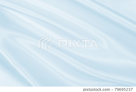 Smooth elegant blue silk or satin luxury cloth texture as abstract background. Luxurious background design Smooth elegant blue silk or satin luxury cloth texture as abstract background. Luxurious background design 79695237