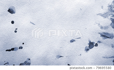 Abstract grey watercolor splashes on white and grey paper texture as background design Abstract grey watercolor splashes on white and grey paper texture as background design 79695580