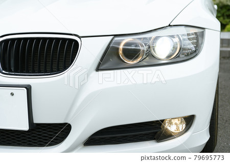 Car headlights (on) Car headlights (on) 79695773