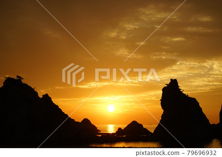 Dawn of Jodogahama Beach Dawn of Jodogahama Beach 79696932
