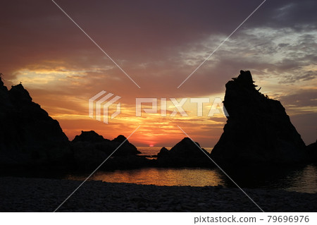 Jodogahama海灘的黎明 79696976