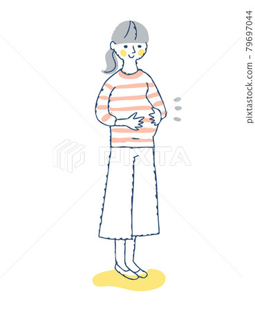 Pregnant young woman Pregnant young woman 79697044