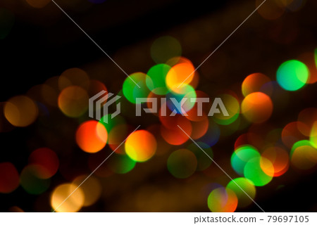 Rainbow bokeh in lines. Rainbow bokeh in lines. 79697105