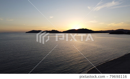 Sunset and the rainbow-colored Seto Inland Sea! Nijigahama Beach in Hikari City, Yamaguchi Prefecture & the starry town of Kudamatsu City Sunset and the rainbow-colored Seto Inland Sea! Nijigahama Beach in Hikari City, Yamaguchi Prefecture & the starry town of Kudamatsu City 79698116