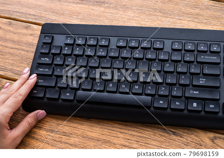 Hands Pointing Pressing Computer Keyboard Keys Typewriting New Ideas. Fingers Tapping Typing Fresh Thoughts Using Wireless Notebook Keypad. Hands Pointing Pressing Computer Keyboard Keys Typewriting New Ideas. Fingers Tapping Typing Fresh Thoughts Using Wireless Notebook Keypad. 79698159