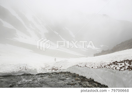 Misty mountain landscape 79700668
