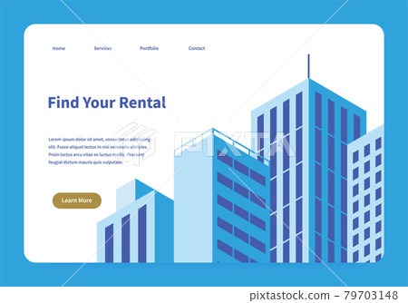 Rental Service Landing Page 79703148