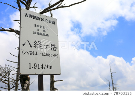 八景嶽山頂標誌 79703155