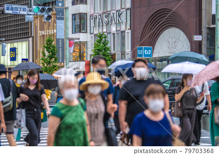 Tokyo cityscape in Japan First day of the fourth declaration ... Mutant strain infection explosion ... Olympics "madness" ... crowds and elderly people ... = July 12 Tokyo cityscape in Japan First day of the fourth declaration ... Mutant strain infection explosion ... Olympics "madness" ... crowds and elderly people ... = July 12 79703368