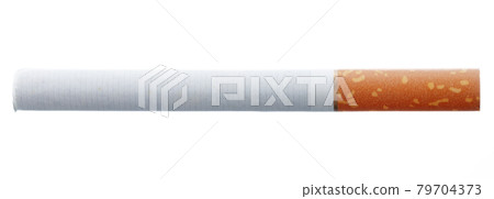 New cigarette with filter isolated on white 79704373