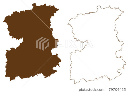 Saale-Orla district (Federal Republic of Germany, rural district, Free State of Thuringia) map vector illustration, scribble sketch Saale Orla Kreis map Saale-Orla district (Federal Republic of Germany, rural district, Free State of Thuringia) map vector illustration, scribble sketch Saale Orla Kreis map 79704435