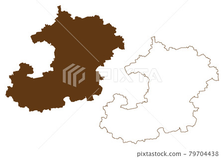 Saale-Holzland district (Federal Republic of Germany, rural district, Free State of Thuringia) map vector illustration, scribble sketch Saale Holzland Kreis map Saale-Holzland district (Federal Republic of Germany, rural district, Free State of Thuringia) map vector illustration, scribble sketch Saale Holzland Kreis map 79704438
